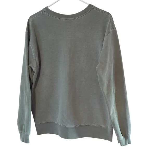 Fargo Clothing Island Style Crew Neck Sweatshirt MEDIUM Green Raised Accents - Picture 7 of 13